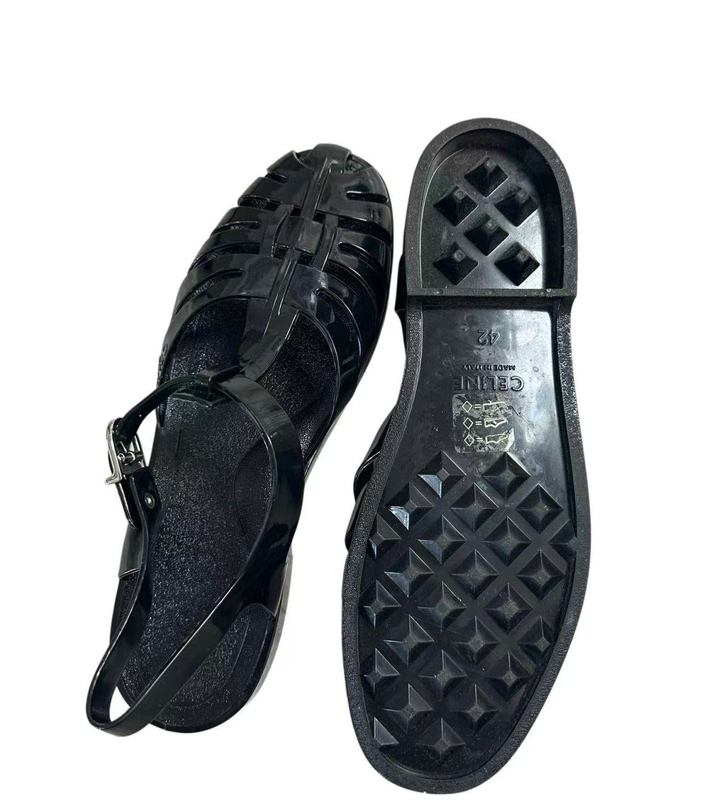 Celine 20ss Rubber Gladiator Sandals