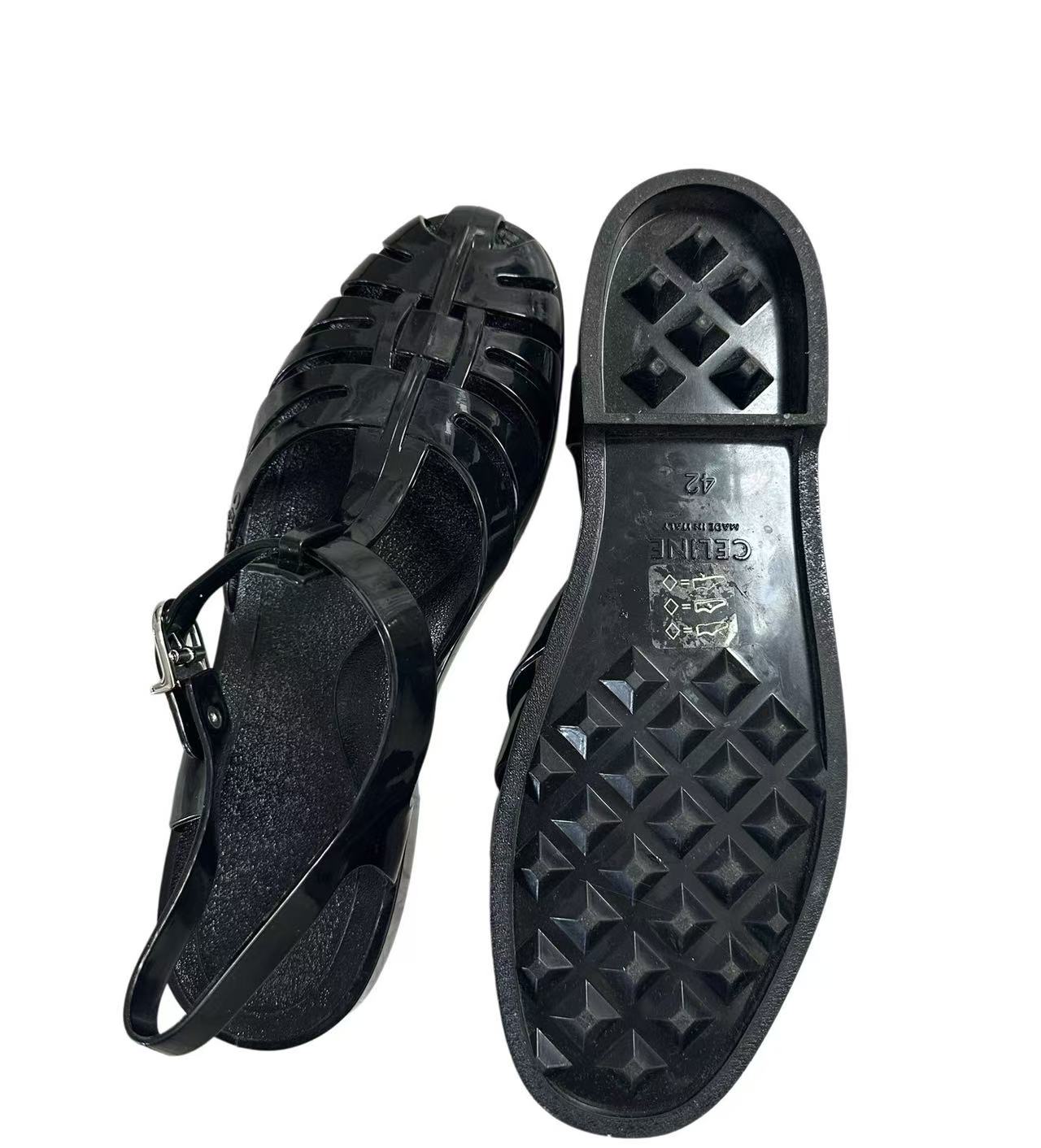 Celine 20ss Rubber Gladiator Sandals