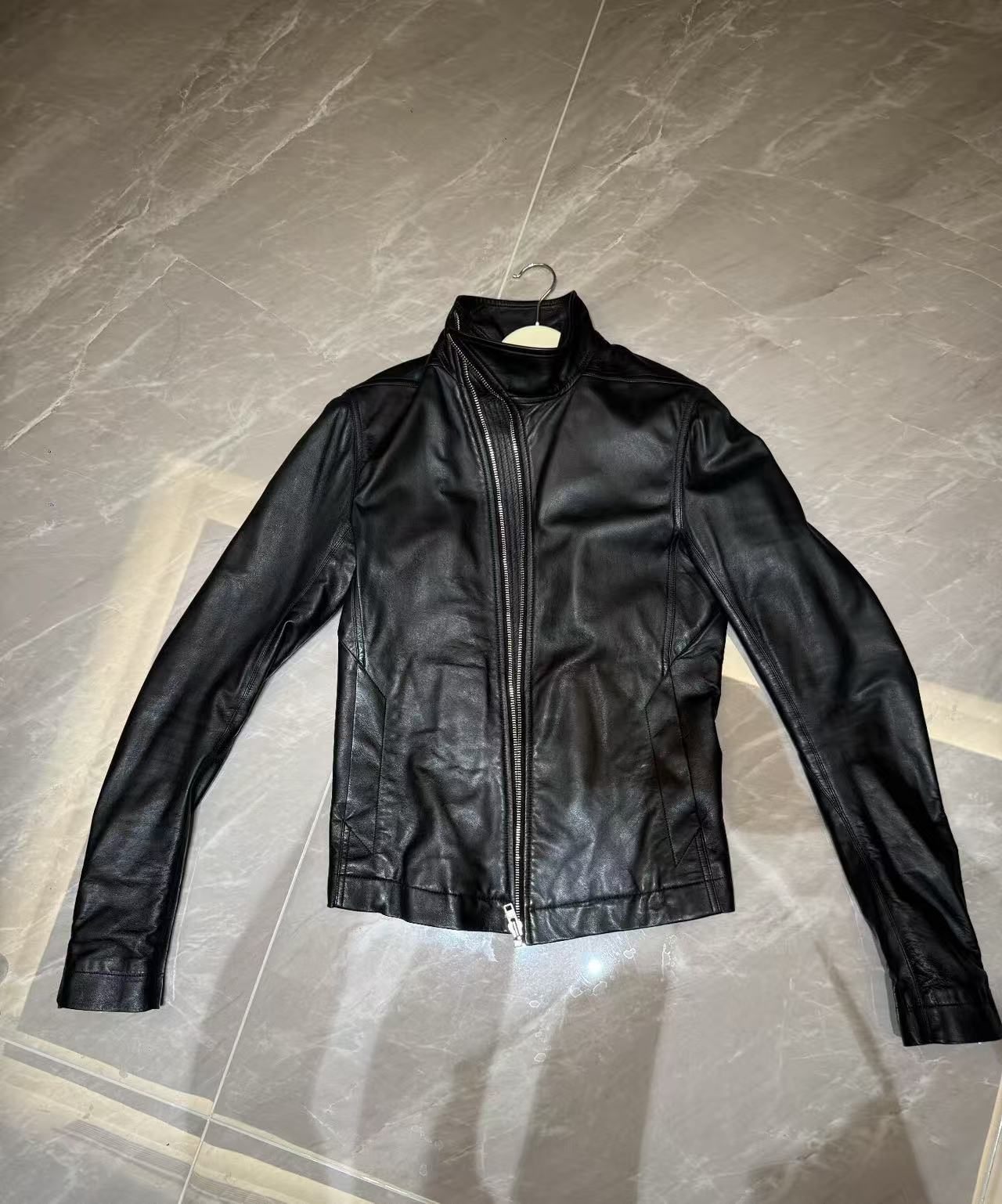 Rick Owens 14 Mollino Leather Jacket