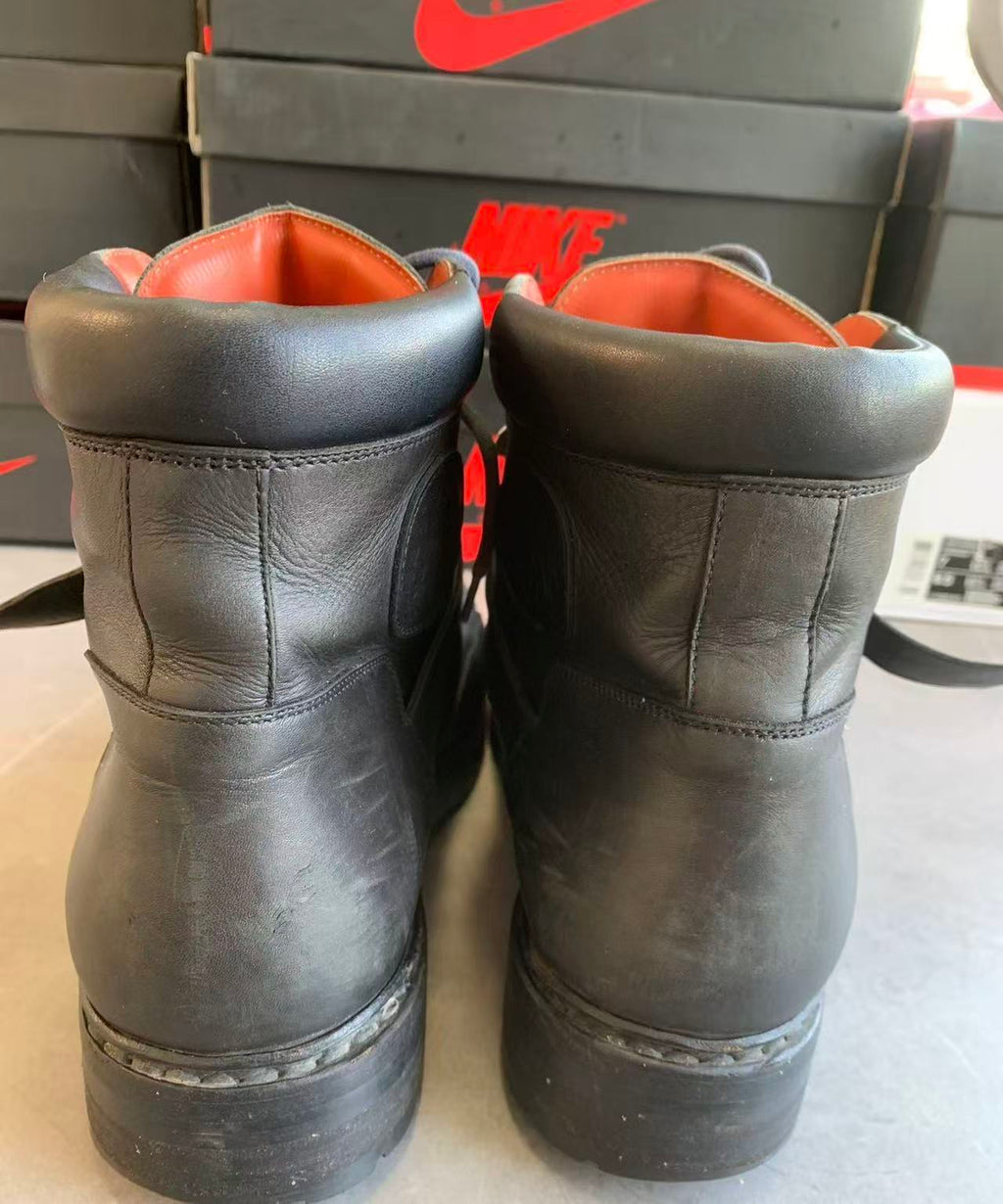 Hermes 13AW Calfskin Hiking Boots