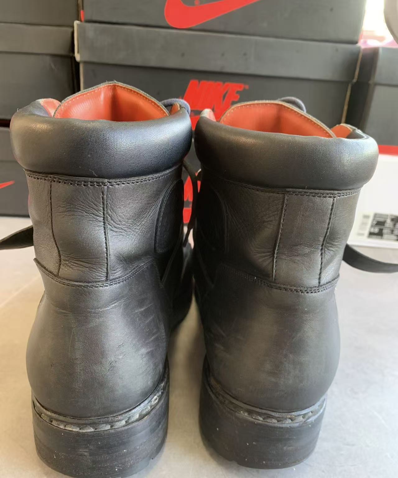 Hermes 13AW Calfskin Hiking Boots