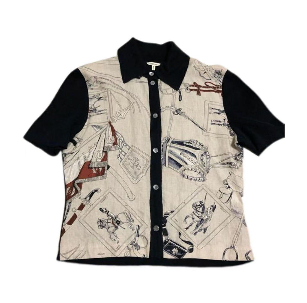Hermes By Maison Margiela Cavalry Linen Shirt