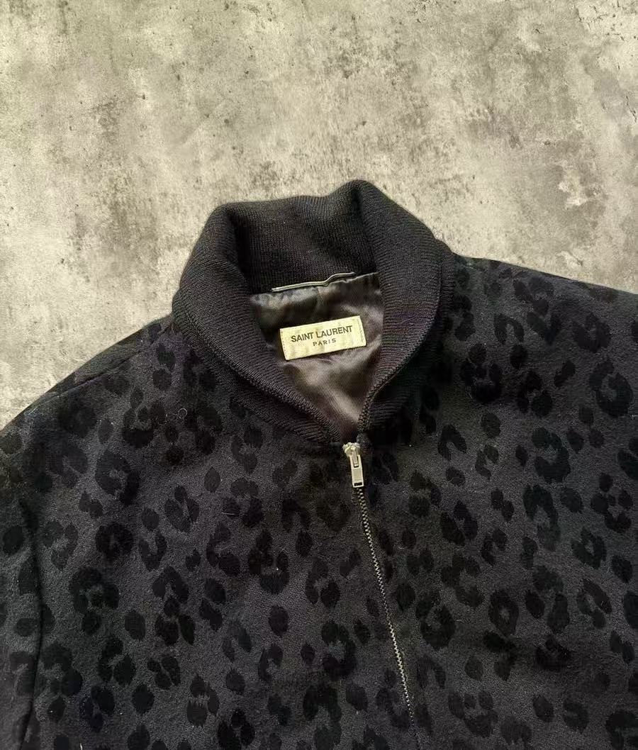 Saint Laurent 15AW Leopard Bomber Jacket