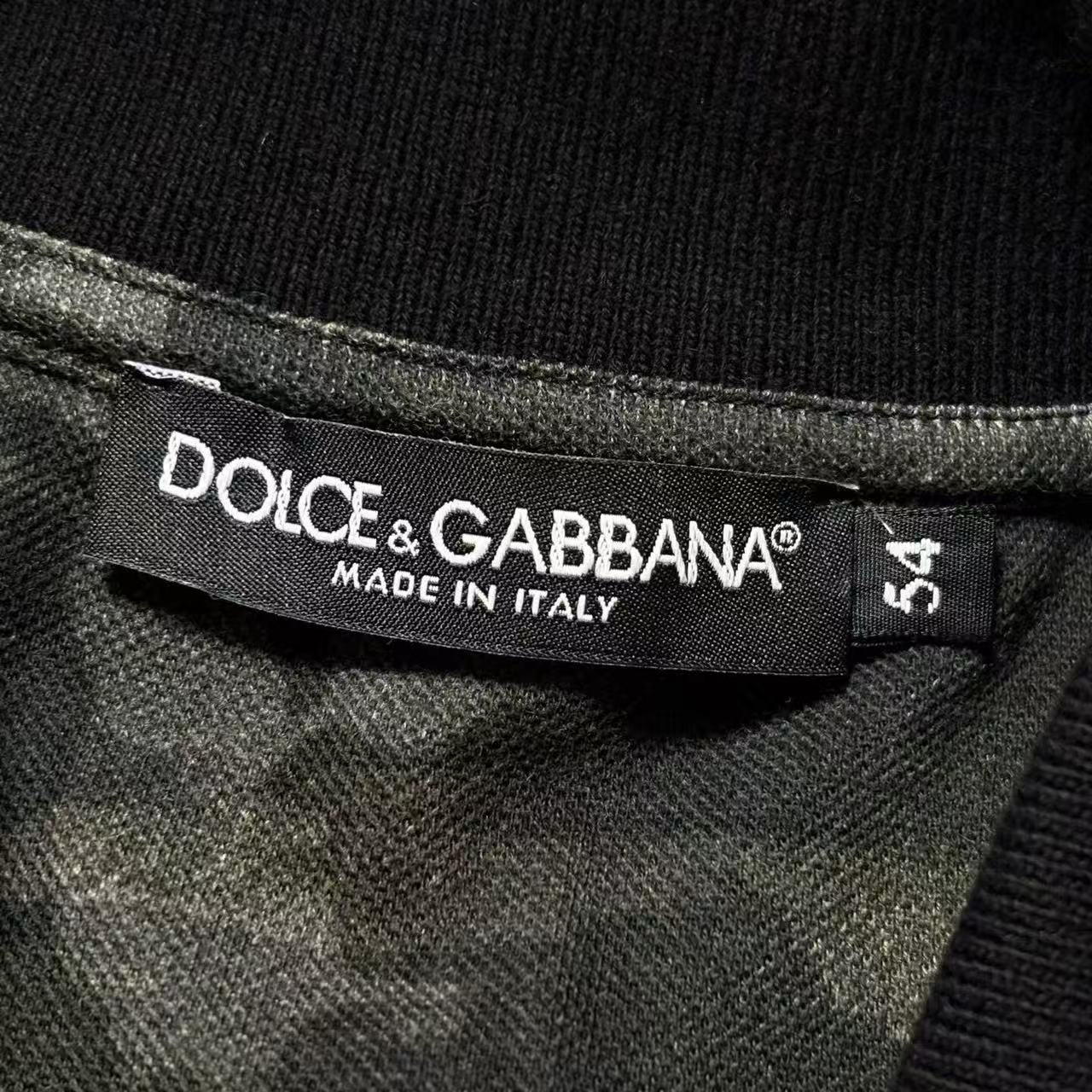 Dolce & Gabbana Camo Tiger Polo Shirt