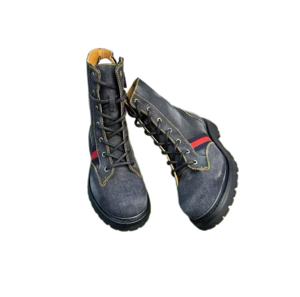 Gucci Denim Ankle Boots