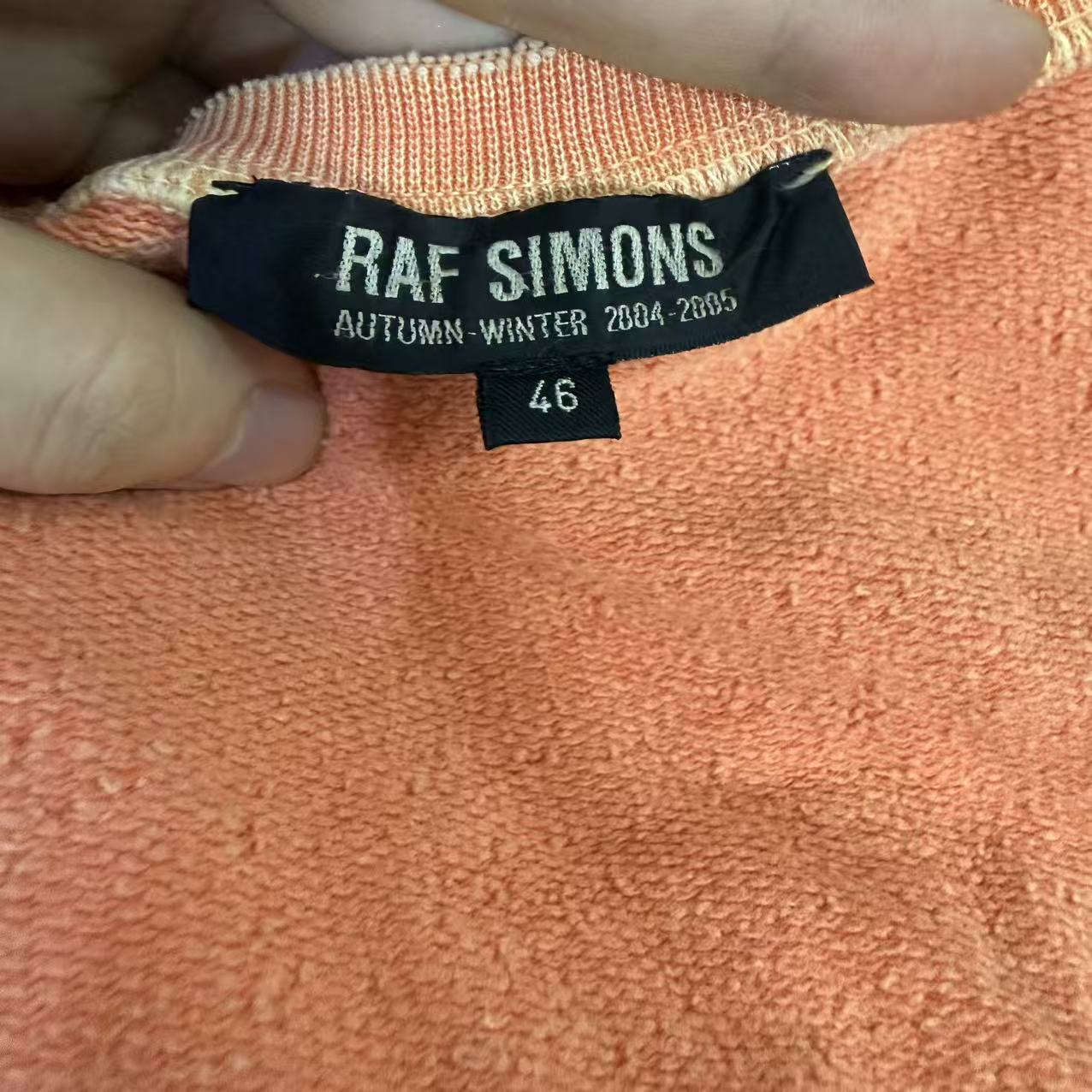 Raf Simons 04aw yinyang waves hoodie