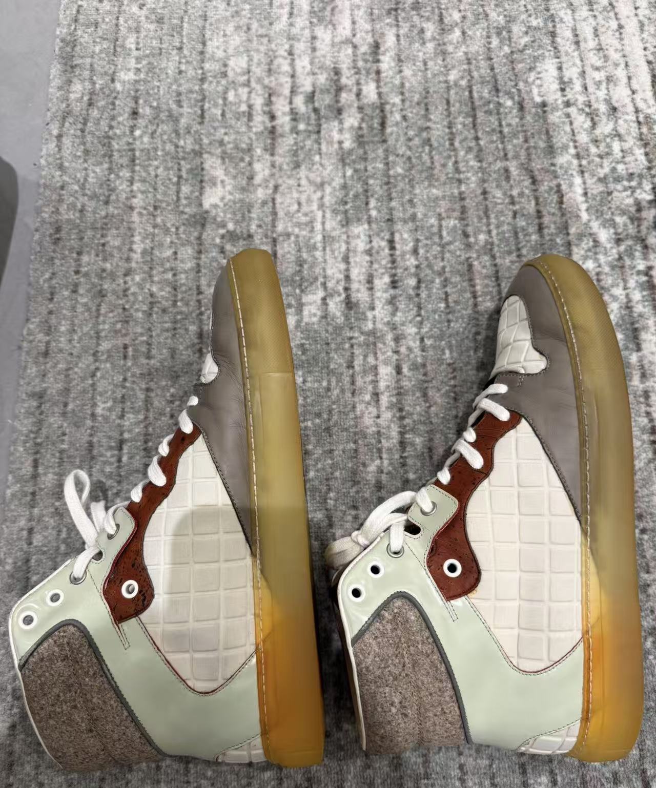 Balenciaga 12ss Paneled High-Top Sneakers