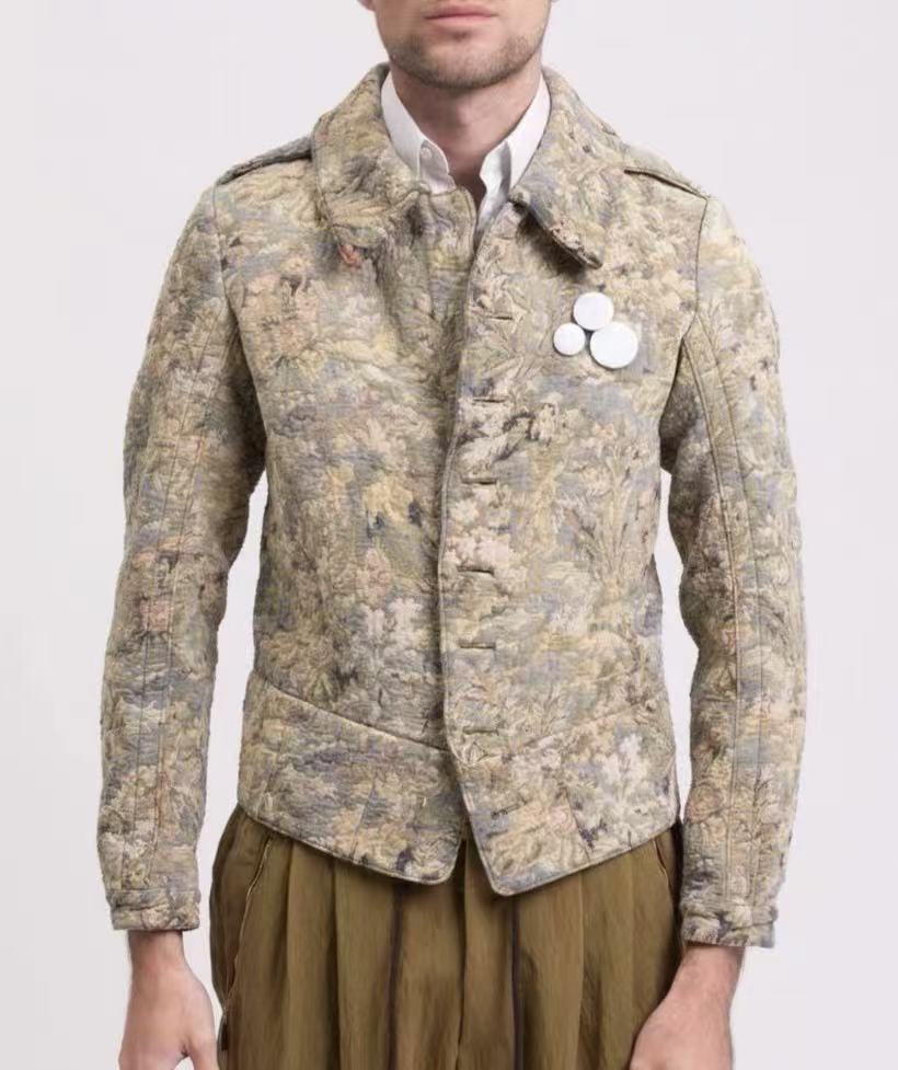 Maison Margiela by John Galliano Floral Jacquard Jacket