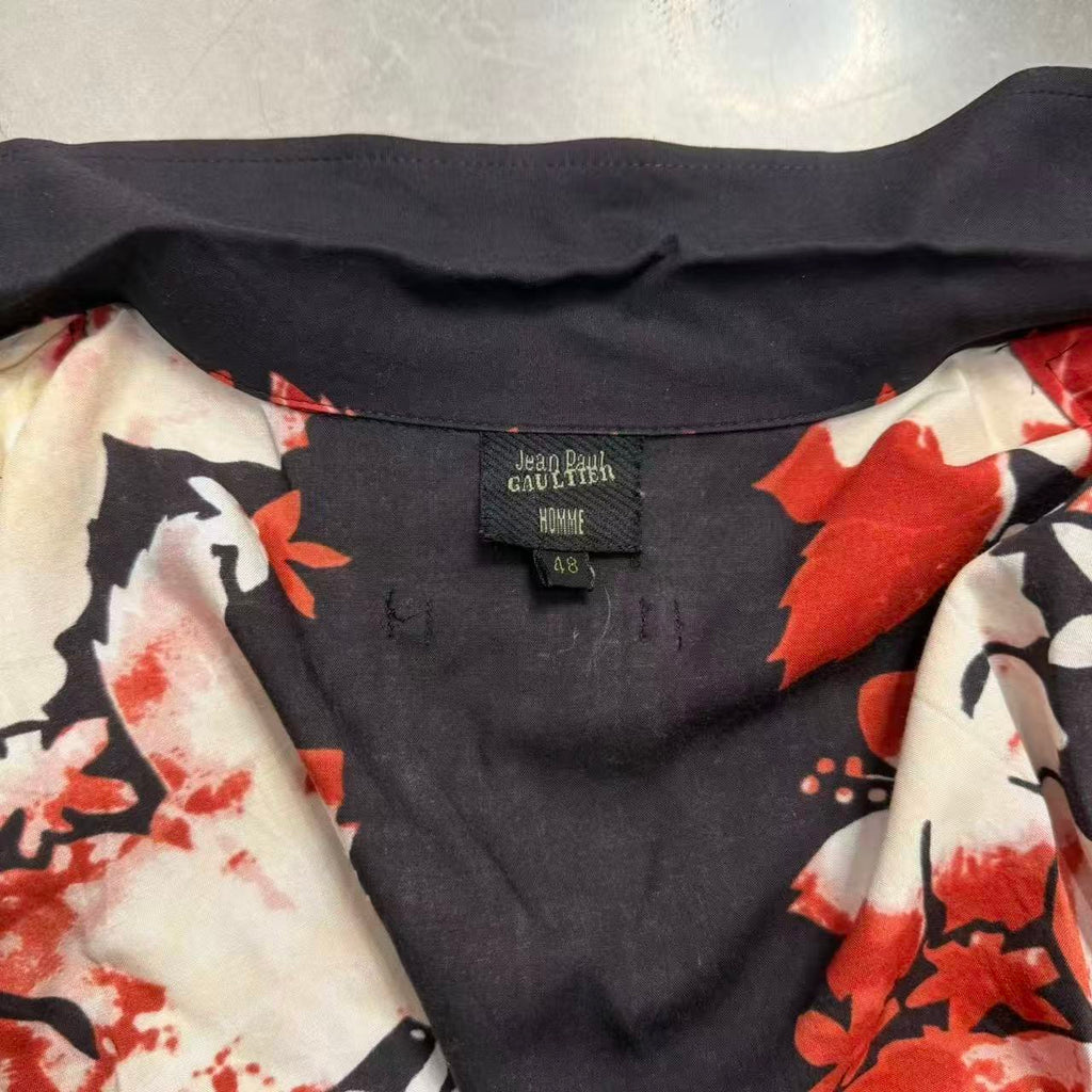 Jean Paul Gaultier Floral Short-Sleeve Shirt