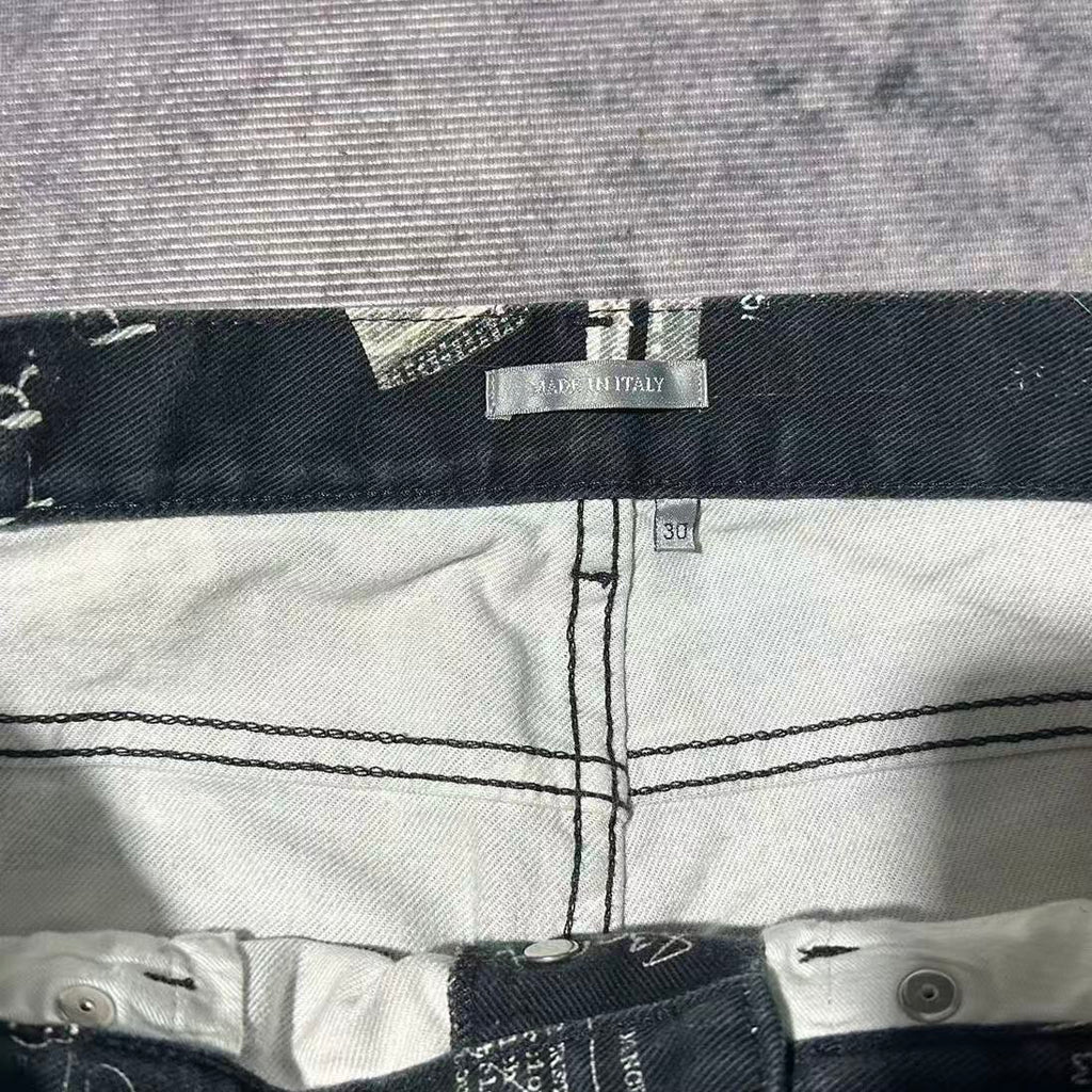 Dior Homme 15SS Handwritten Script Jeans