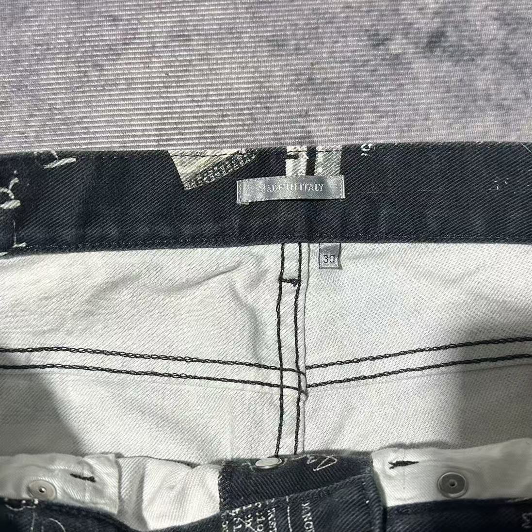 Dior Homme 15SS Handwritten Script Jeans
