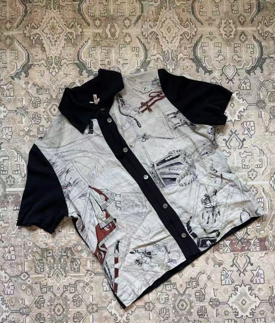 Hermes By Maison Margiela Cavalry Linen Shirt