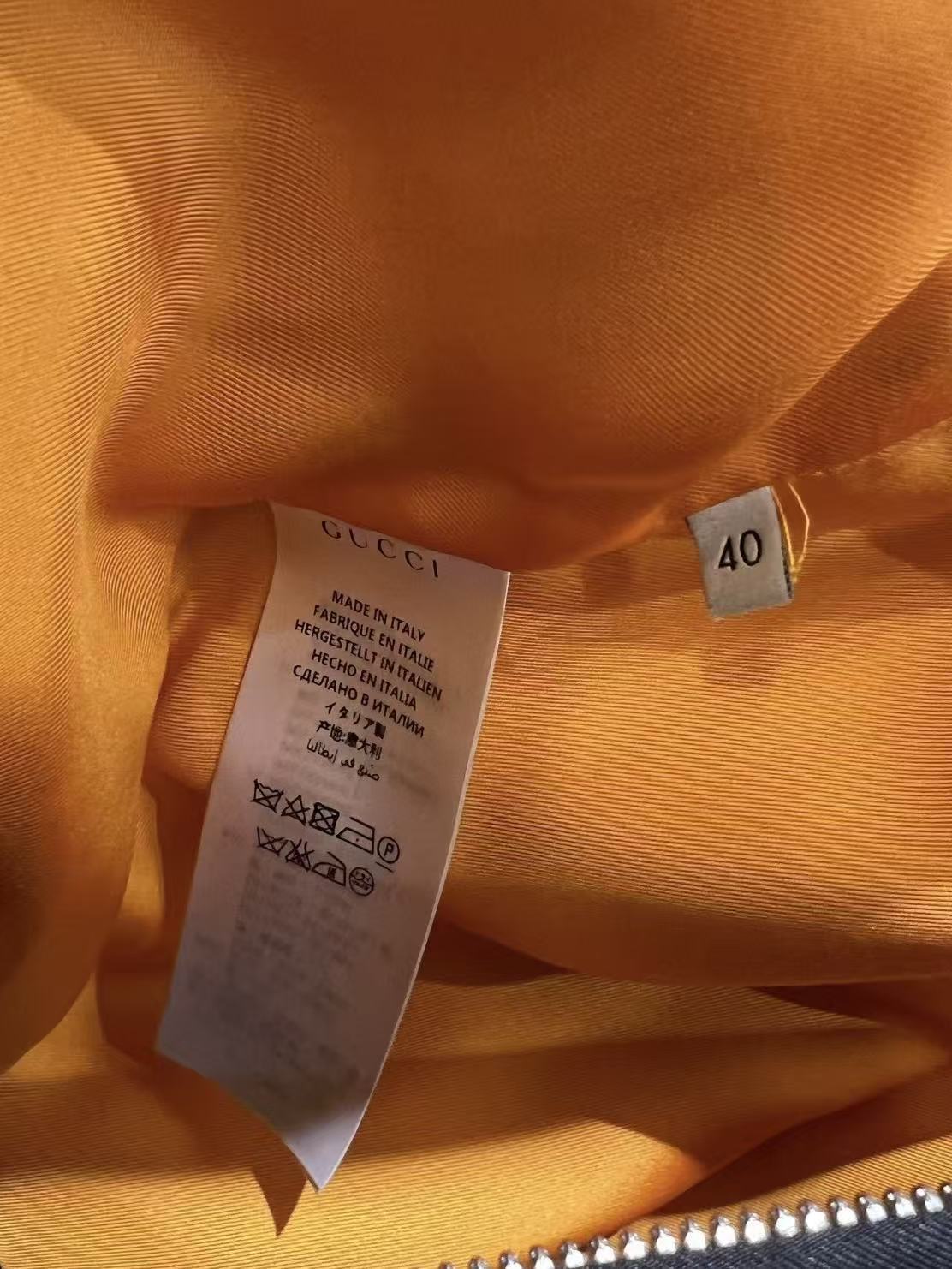 Gucci 17FW Silk Bomber Jacket