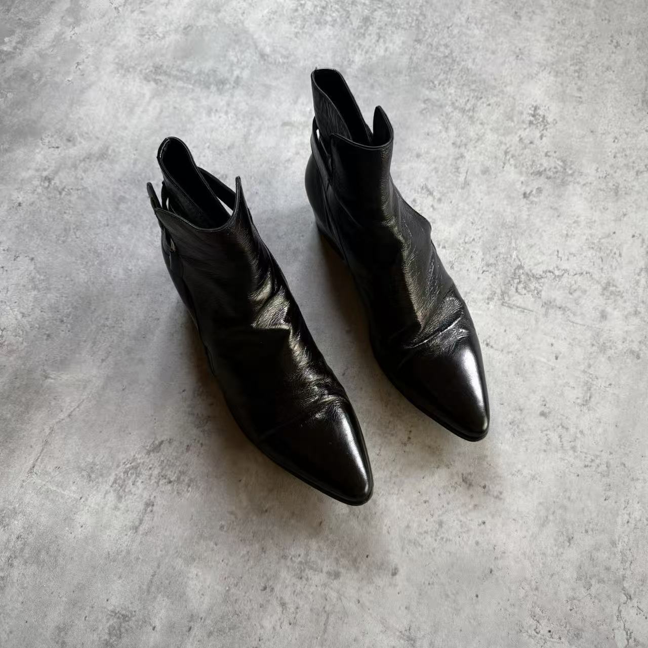 Saint Laurent 15FW D-ring Strap French Boots