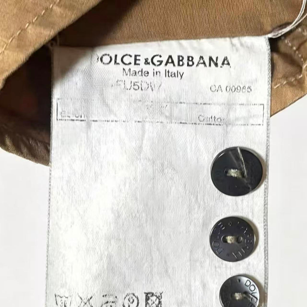 Dolce&Gabbana 08SS Parachute Military Multi-Zip Shirt