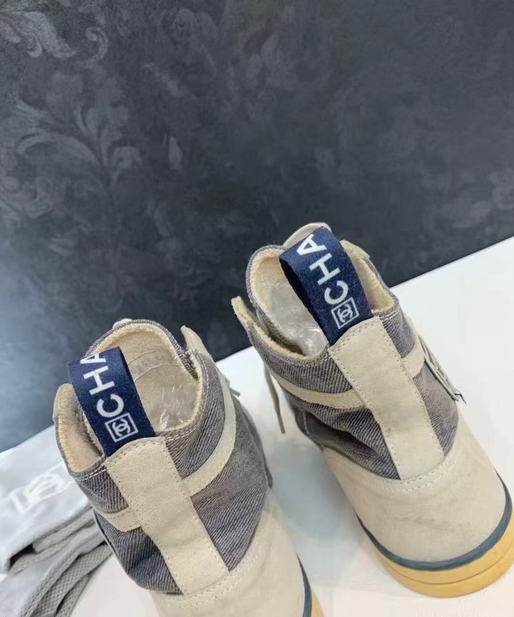 chanel resort high top sneaker