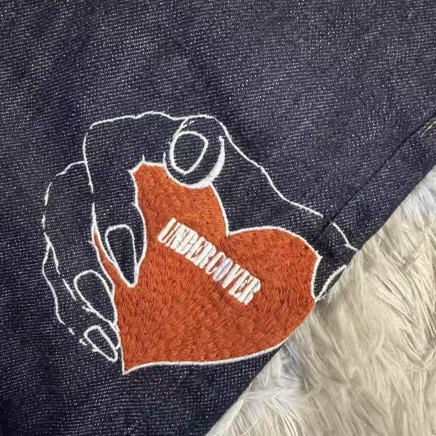 Undercover 07AW Heart Grasp Denim Jeans