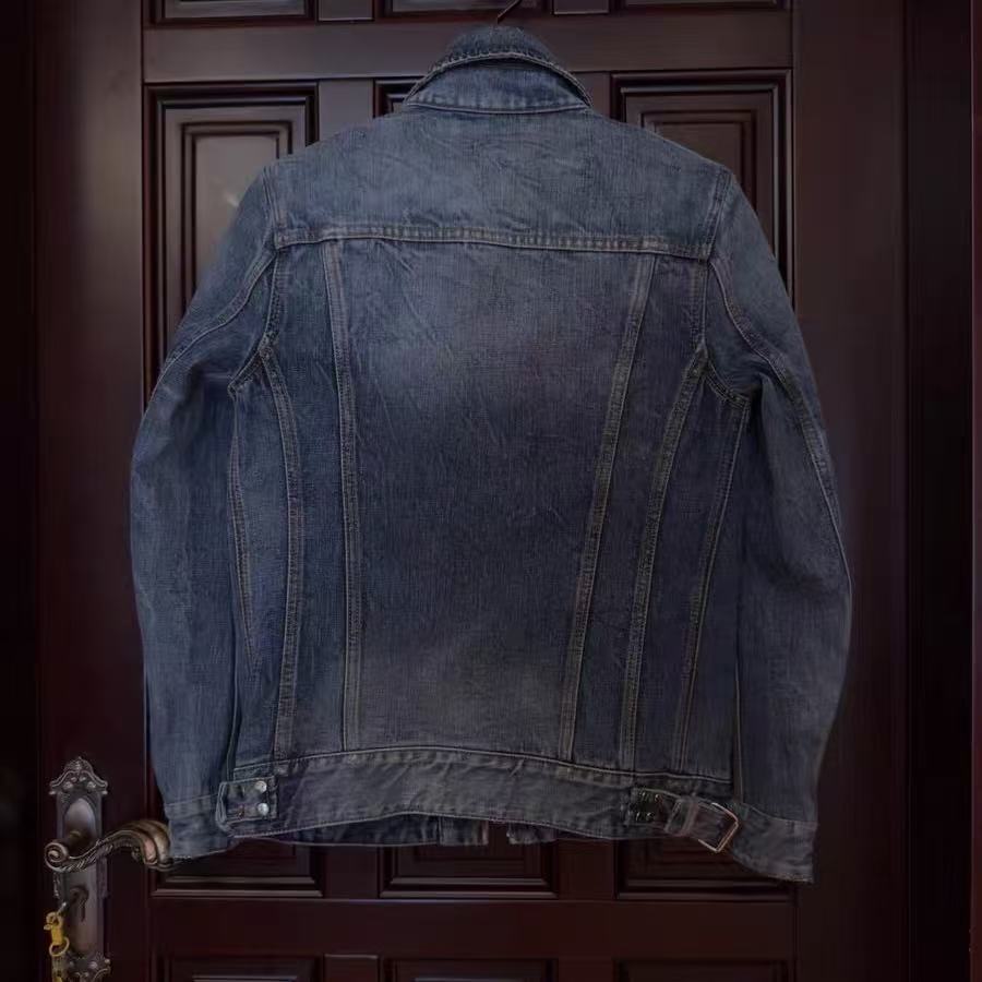 Balmain 11SS Safety Pin Denim Jacket