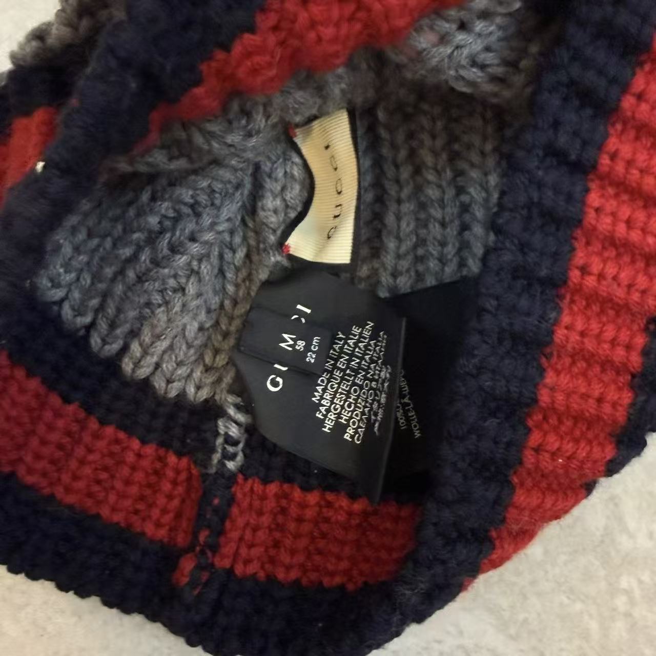 Gucci Ribbed Knit Wool Beanie