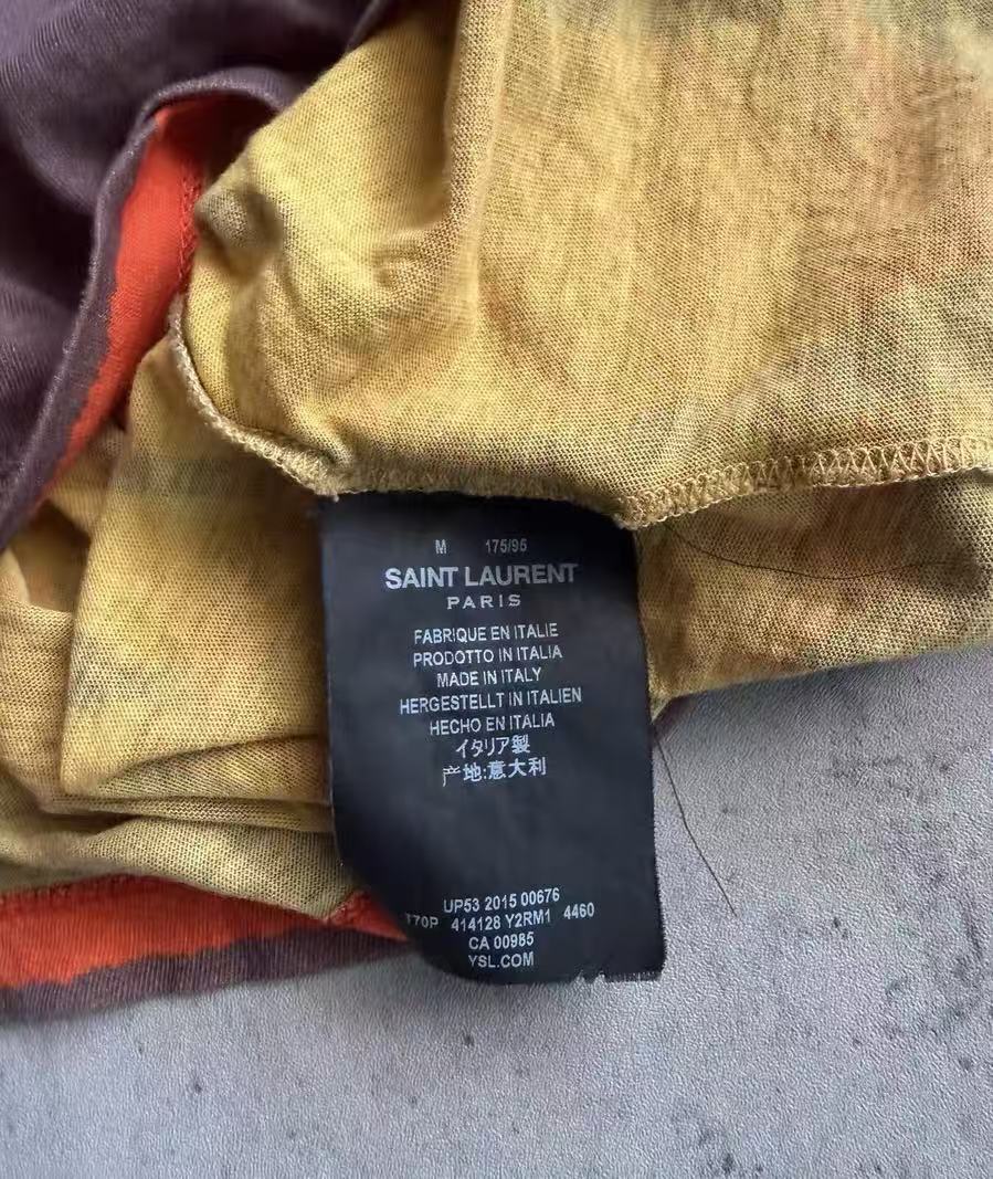 Saint Laurent 16ss 'Surf Sound' Palm Tree Print T-Shirt