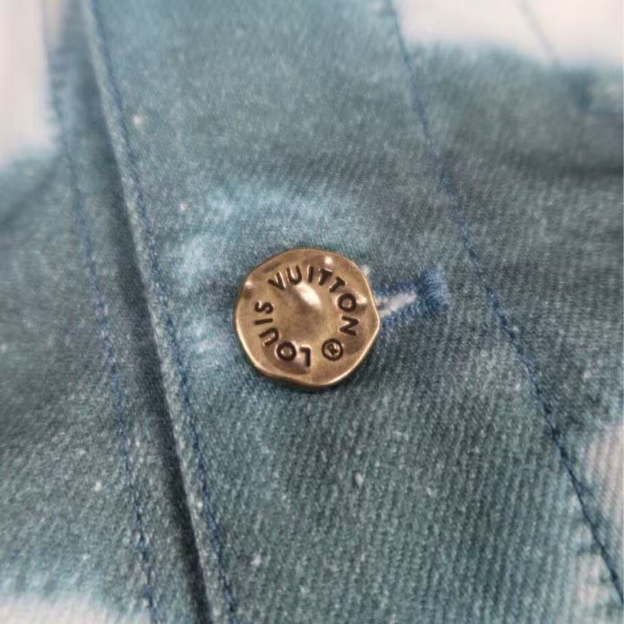 Louis Vuitton 23SS Monogram Shibori Printed Denim Jacket