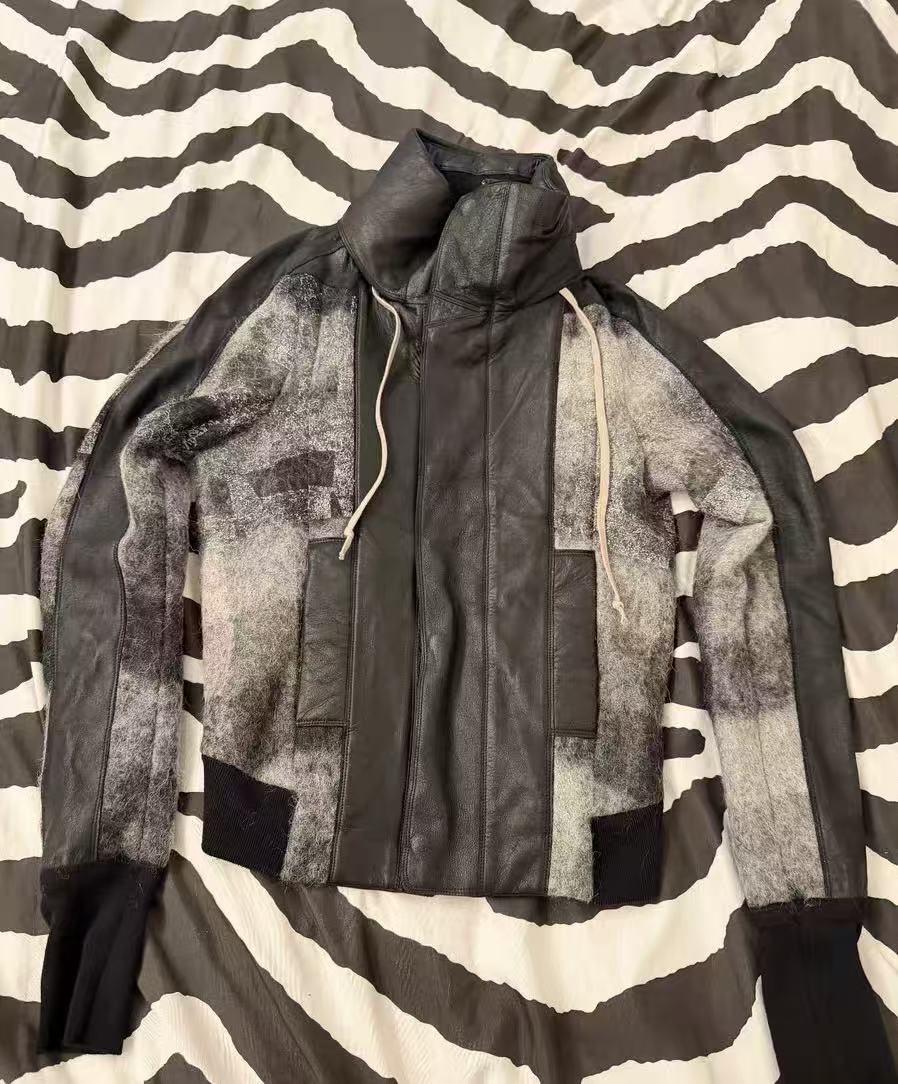 Rick Owens 06AW DUSTULATOR Lambskin Panneled Jacket