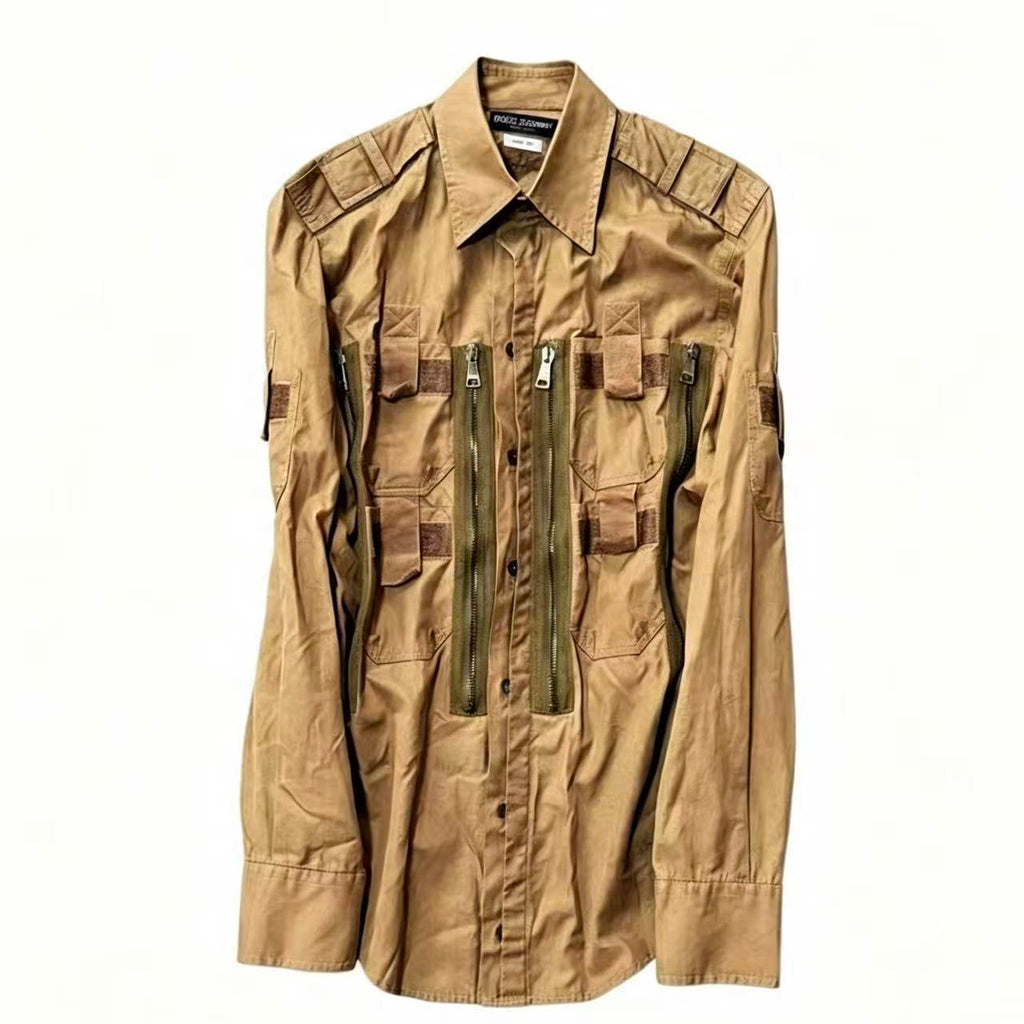 Dolce&Gabbana 08SS Parachute Military Multi-Zip Shirt
