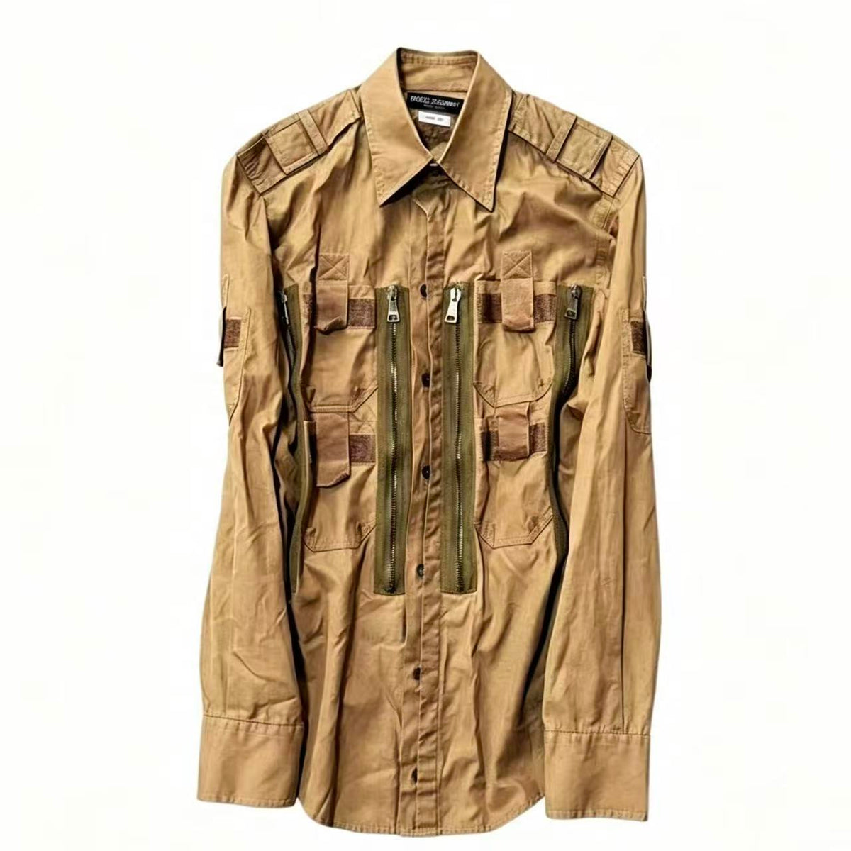 Dolce&Gabbana 08SS Parachute Military Multi-Zip Shirt