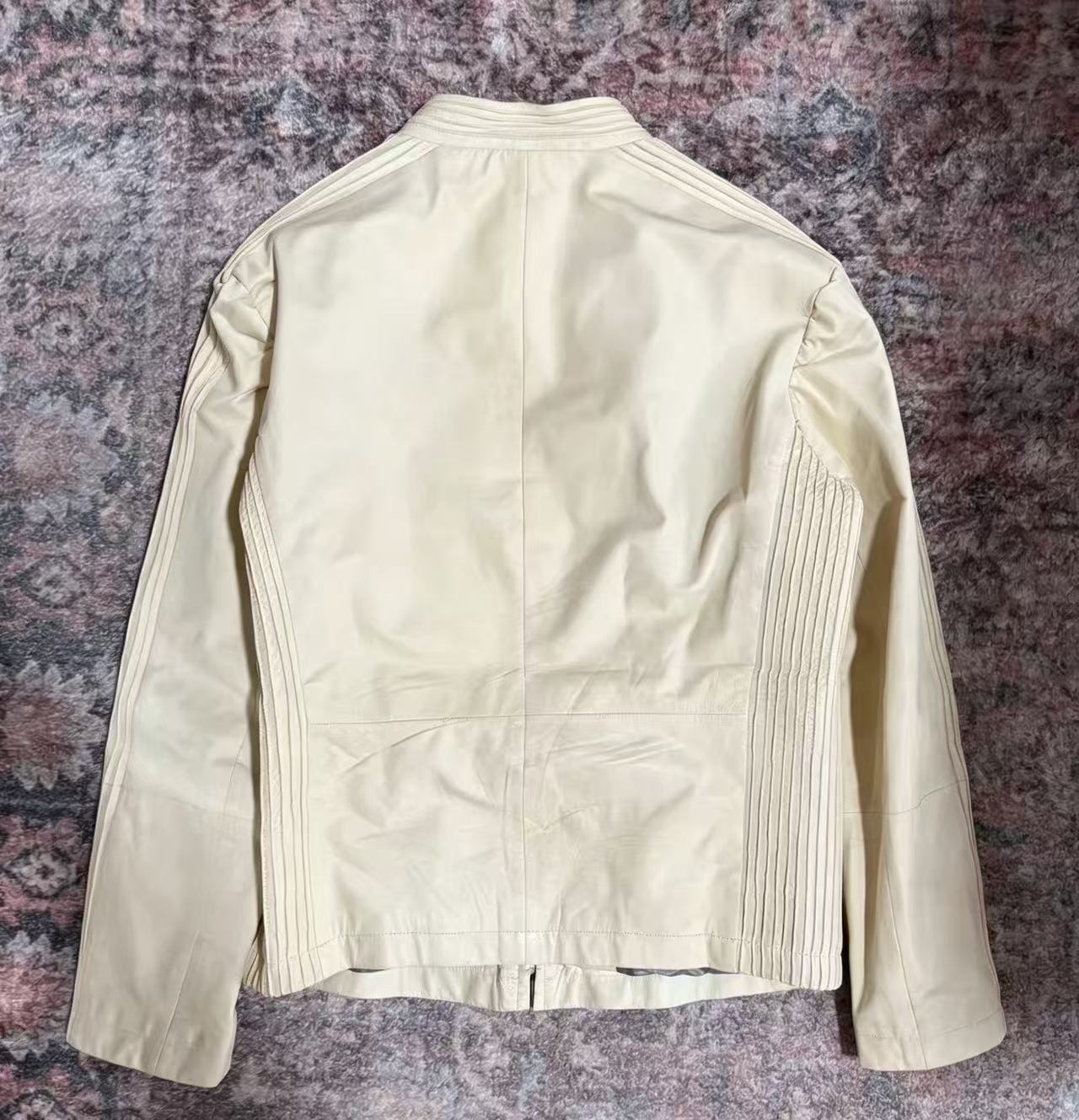 Giorgio Armani 00s Leather Riders Jacket
