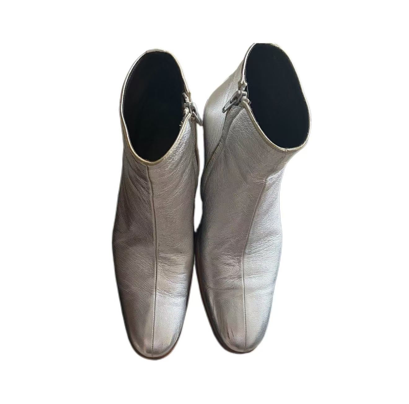 Dior Homme 05Aw“Glam Rock” 65mm Silver Boots