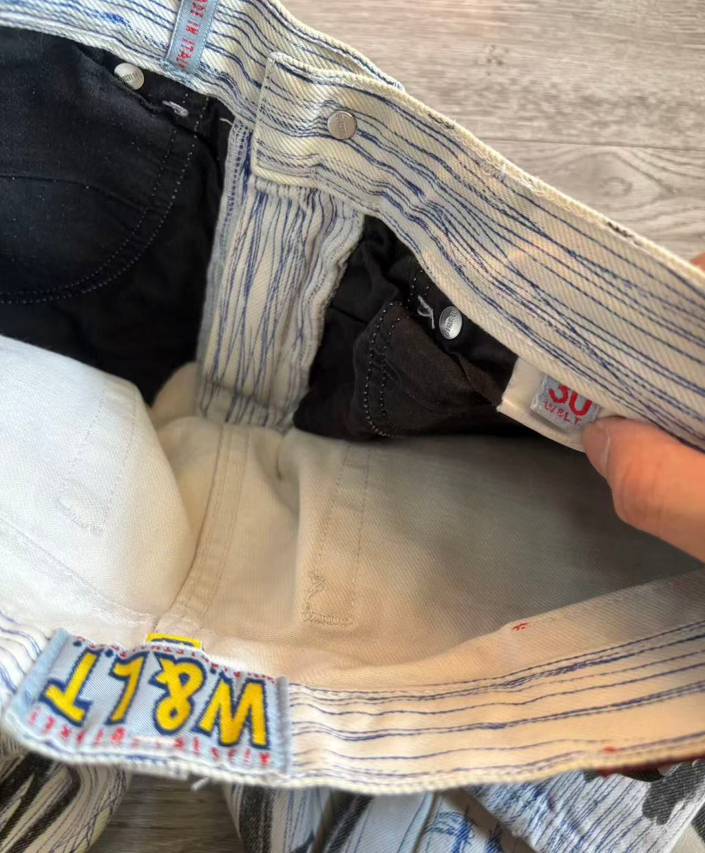 Walter Van Beirendonck W&LT Vintage Graffiti Jeans