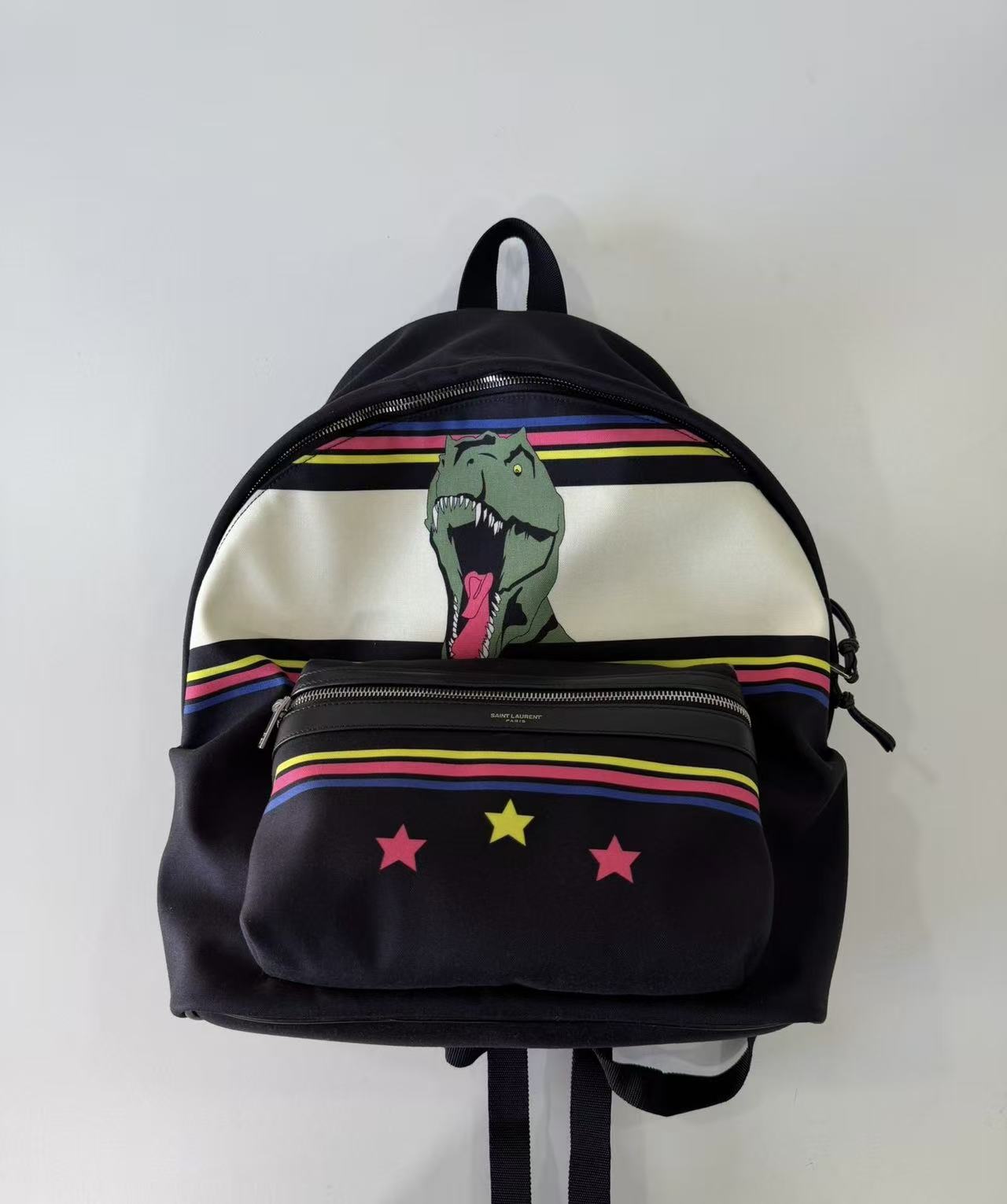 Saint Laurent Dinosaur Print Backpack