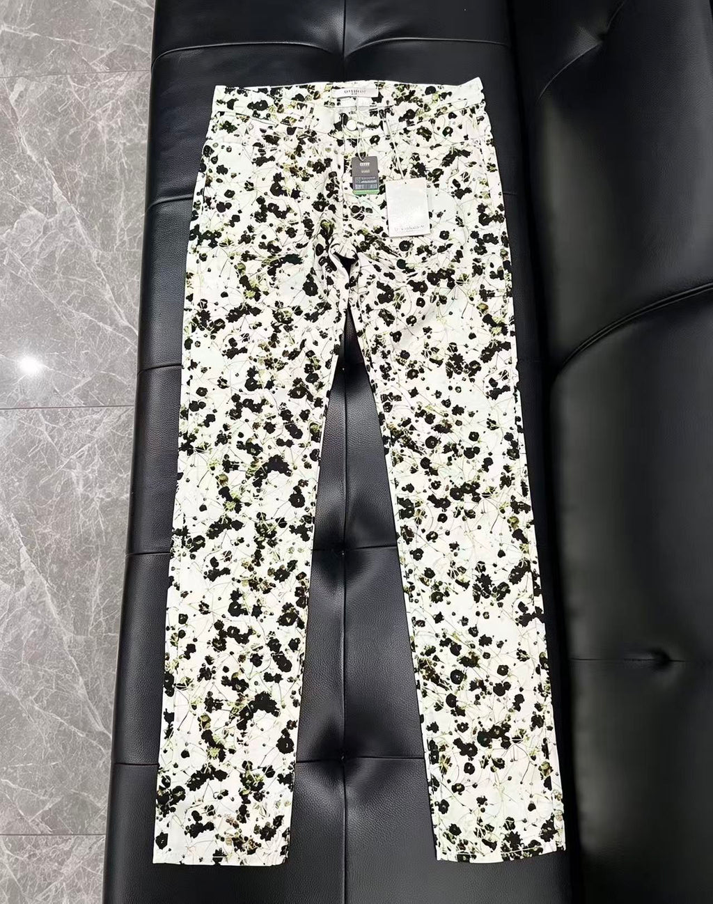 Givenchy 15SS Slim Floral Print Denim