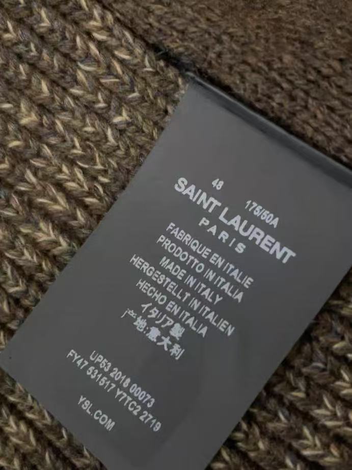 Saint Laurent 18SS Calf Hair Trucker Jacket