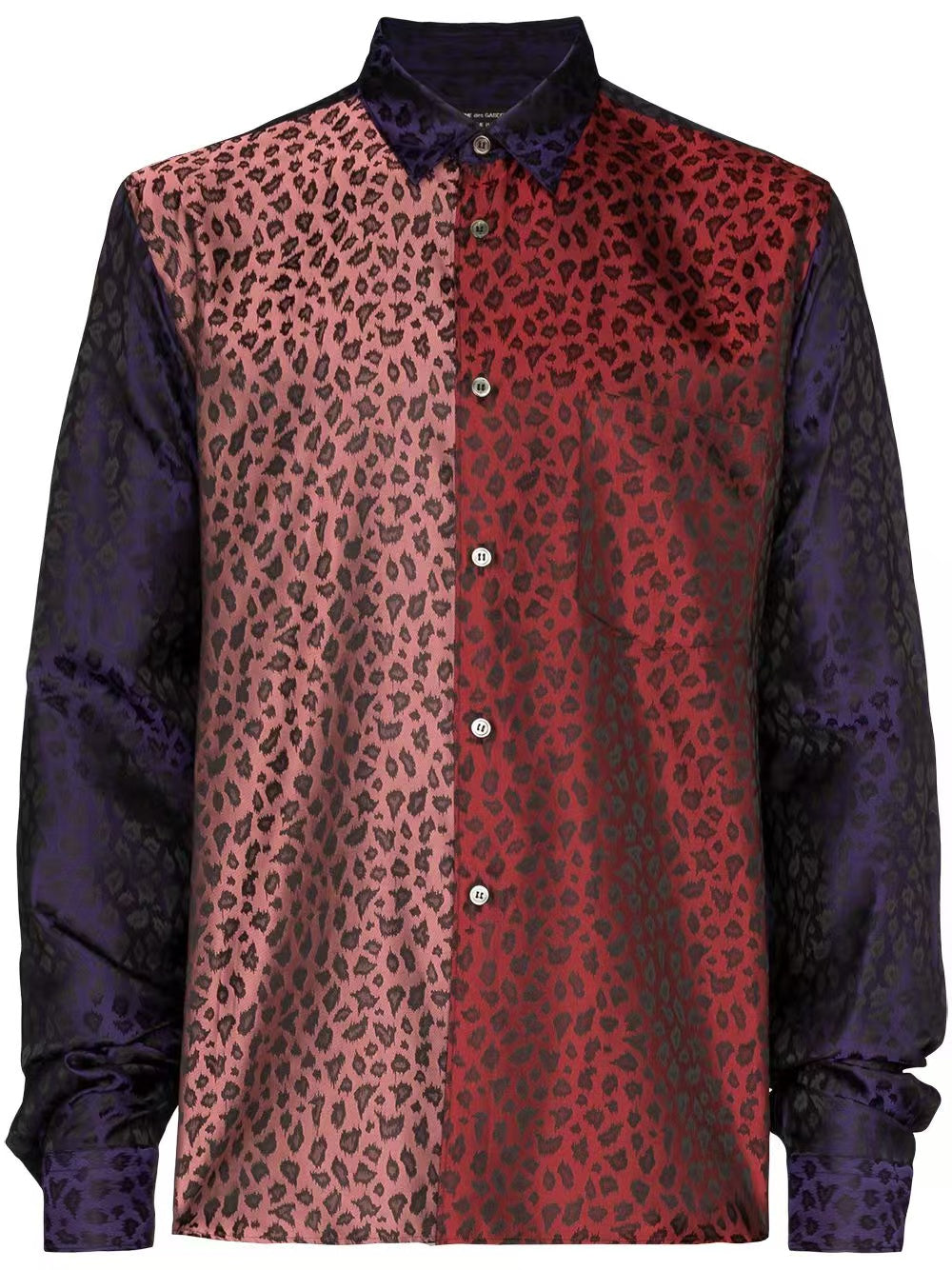 Comme Des Garcons Homme Plus 20AW Leopard Satin Shirt