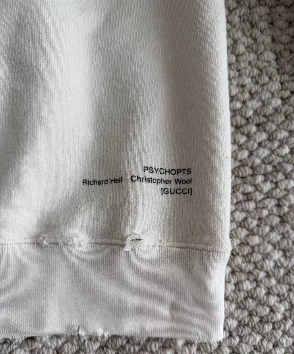 Gucci Think/Thank Print Hoodie
