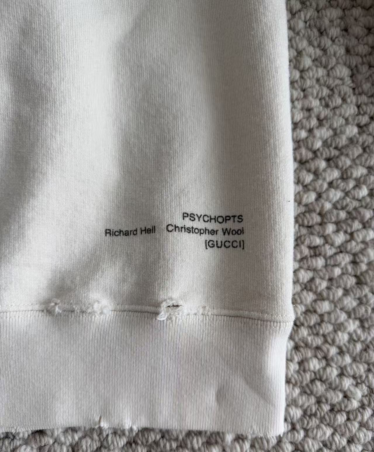Gucci Think/Thank Print Hoodie