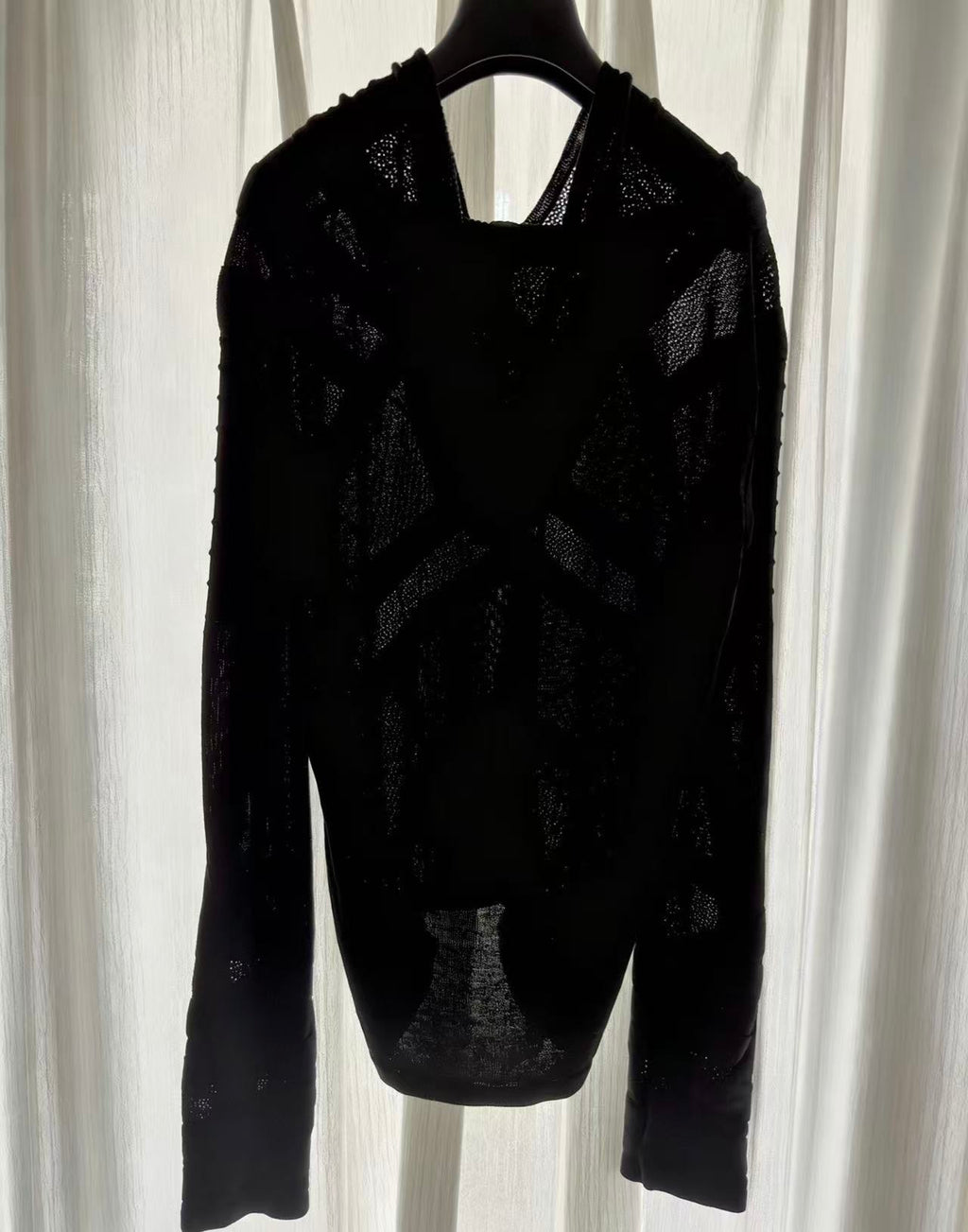 Dior Homme 04SS Strip Hooded Knit Sweater