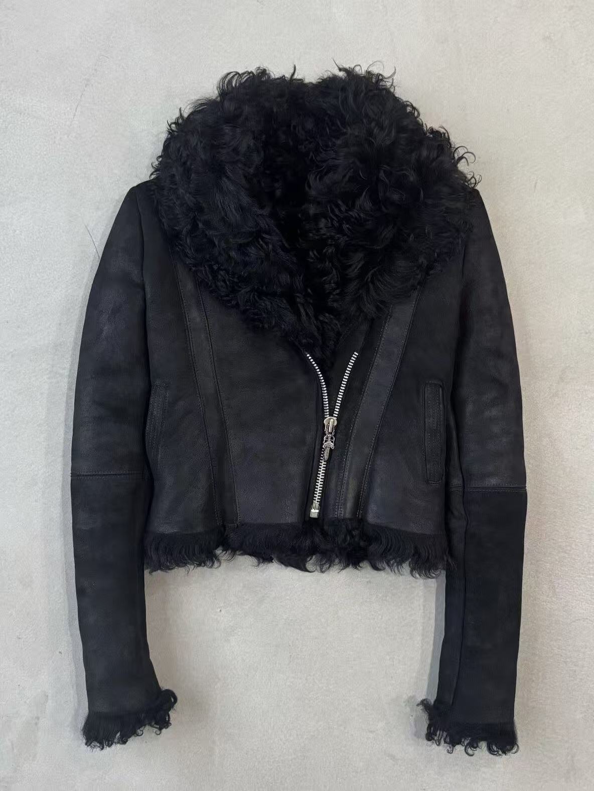 Chrome Hearts Dagger Mouton Shearling Jacket