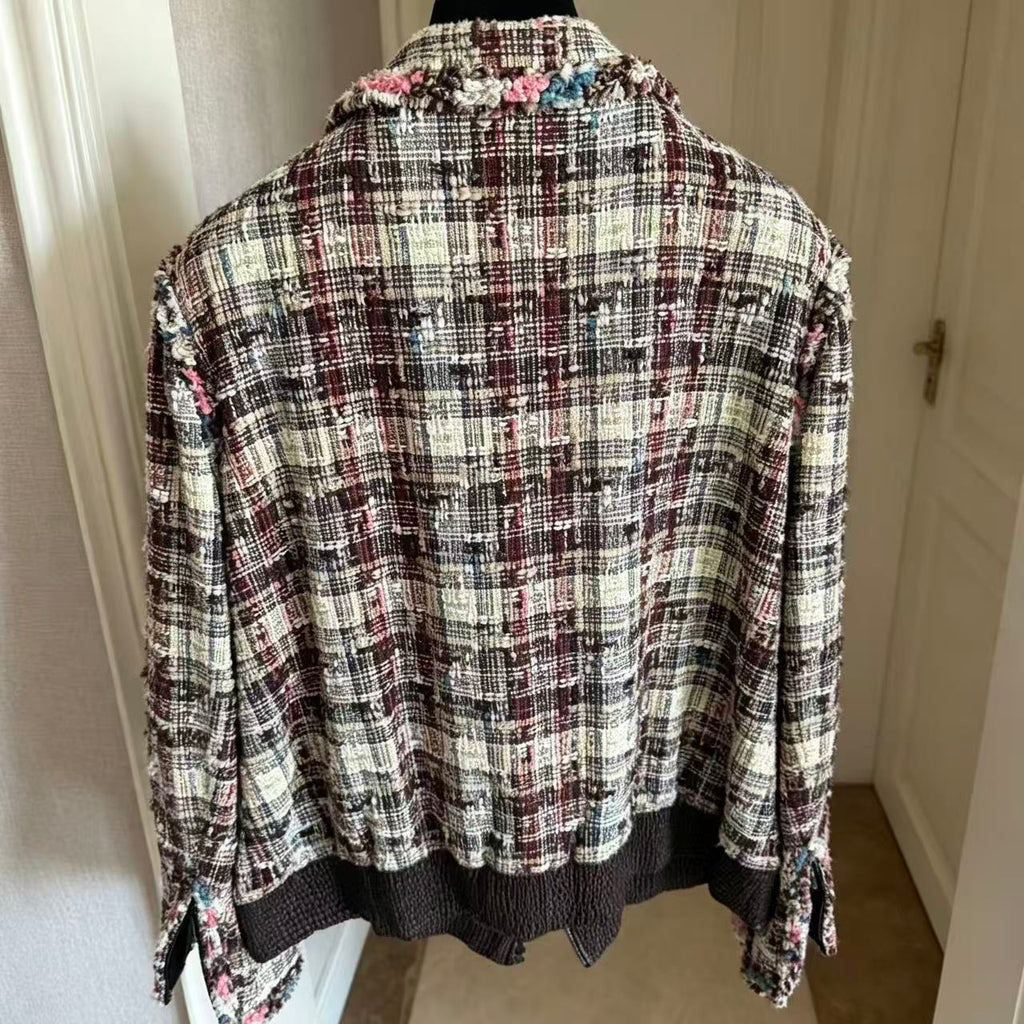 Chanel 08C Tweed Bomber Jacket