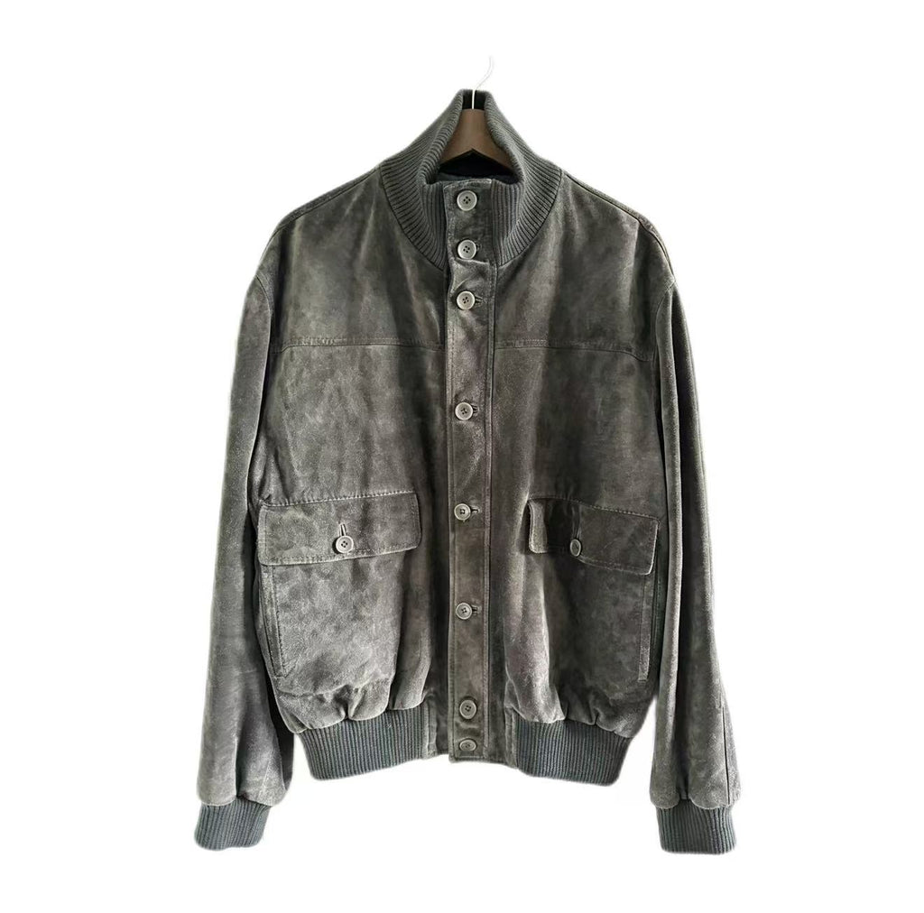 Gucci By Tom Ford 01aw A1 Suede grey Jacket