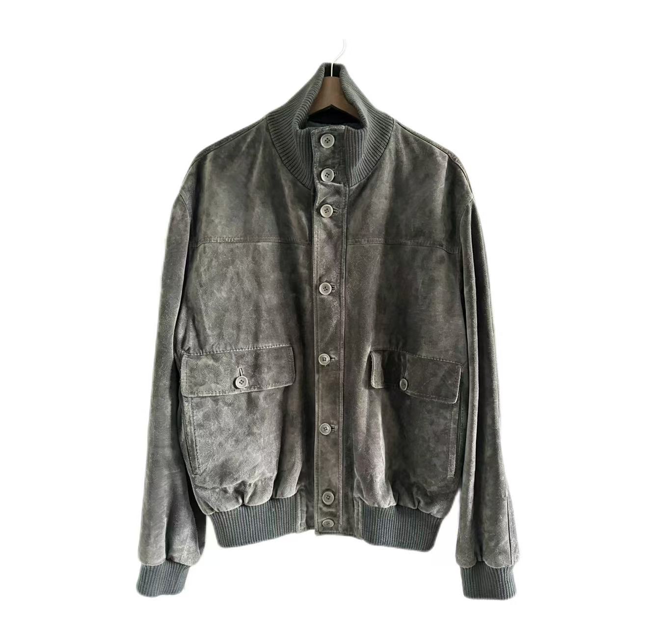 Gucci By Tom Ford 01aw A1 Suede grey Jacket