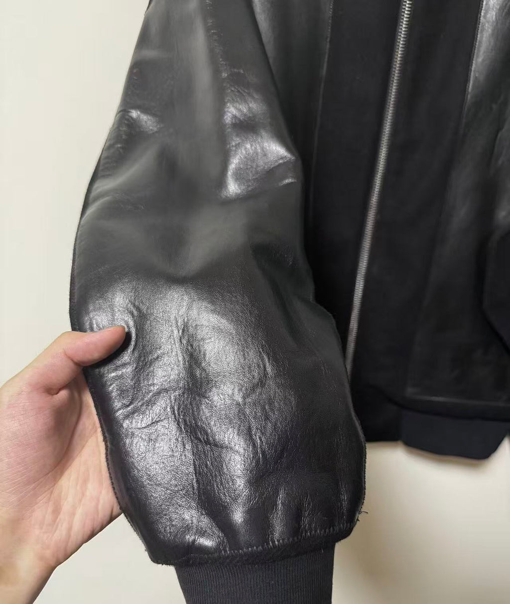 Alexander Mcqueen 2015 Leather Patchwork Jacket