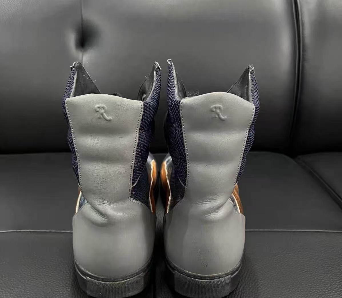 Raf Simons Sterling Ruby 14FW Hi Top Sneakers