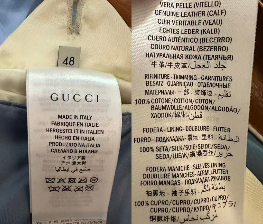 Gucci Tiger Leather Jacket