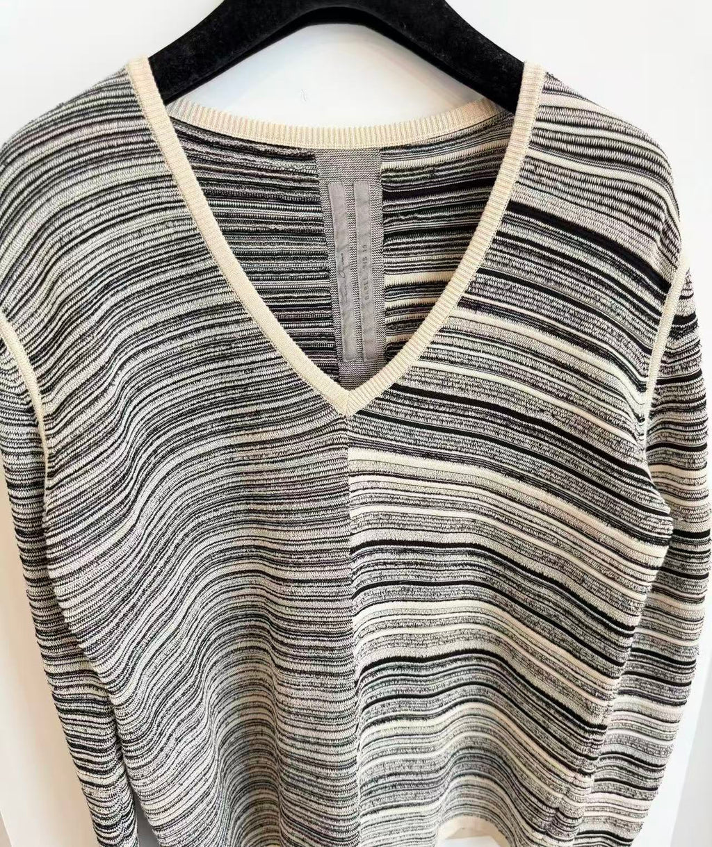 Rick Owens 19SS Striped Crew Neck Sweater