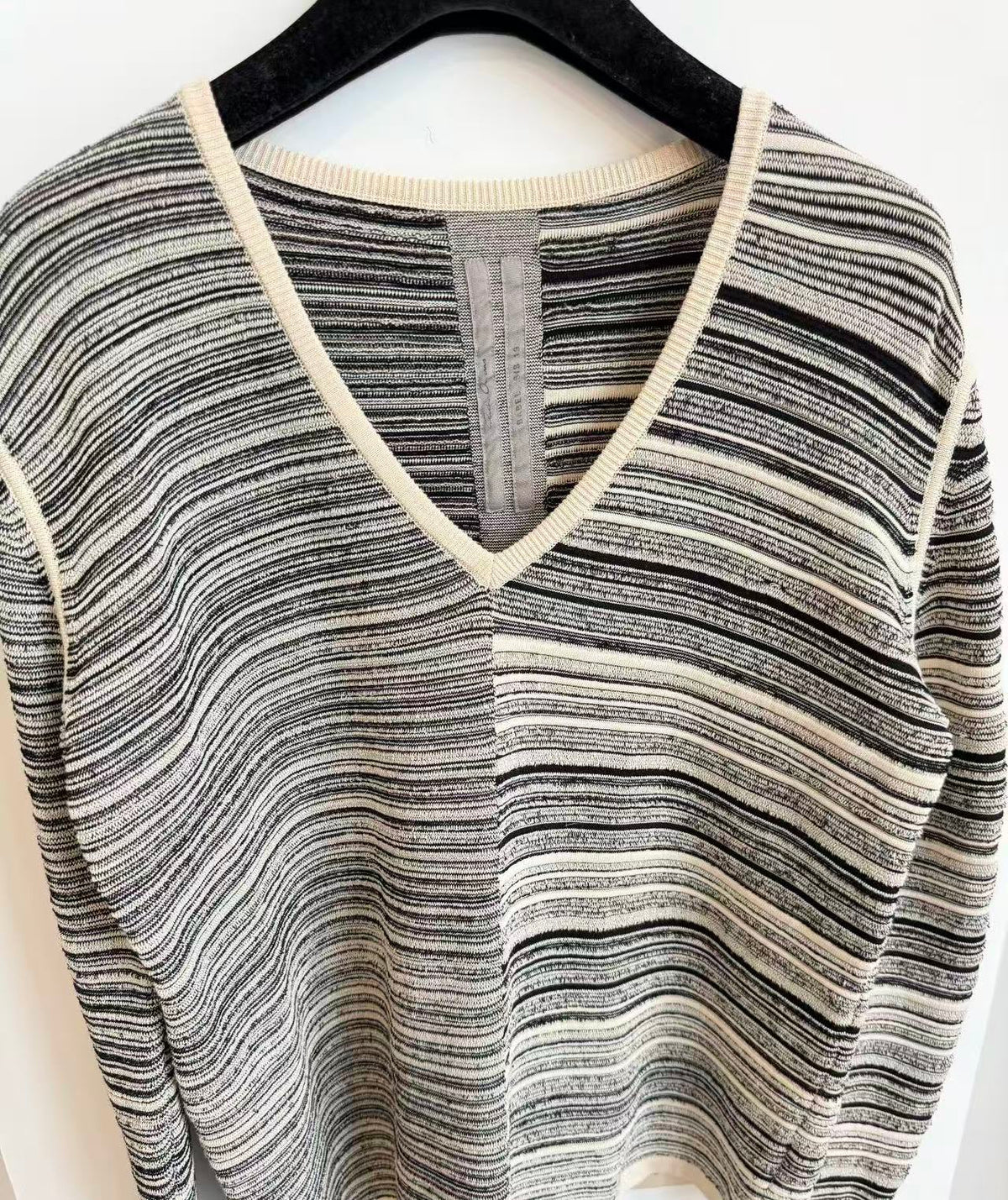 Rick Owens 19SS Striped Crew Neck Sweater