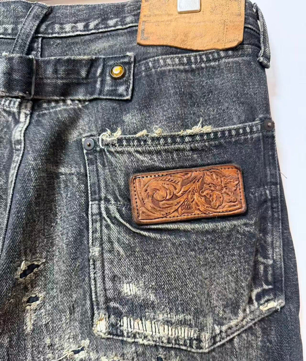 Ka[ital 14aw Gemstone Patchwork Jeans