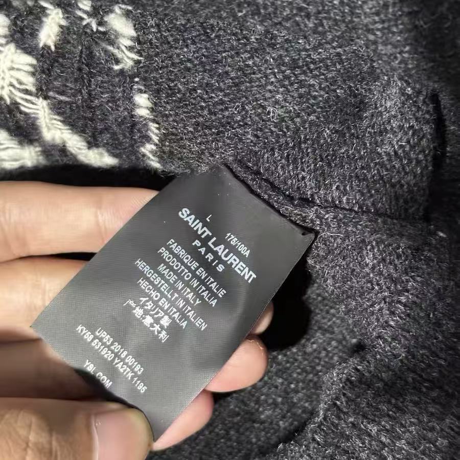 Saint Laurent 18AW Skeleton Sweater