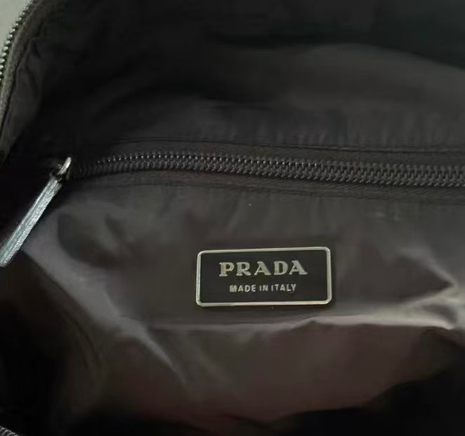 Prada 1999FW sport red fur backpack